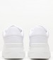 Γυναικεία Παπούτσια Casual Basket.Flatform Άσπρο Δέρμα Tommy Hilfiger