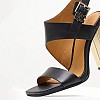 Γυναικεία Πέδιλα Block.Highheel Μαύρο Δέρμα Tommy Hilfiger Γυναικεία Πέδιλα Block.Highheel Μαύρο Δέρμα Tommy Hilfiger