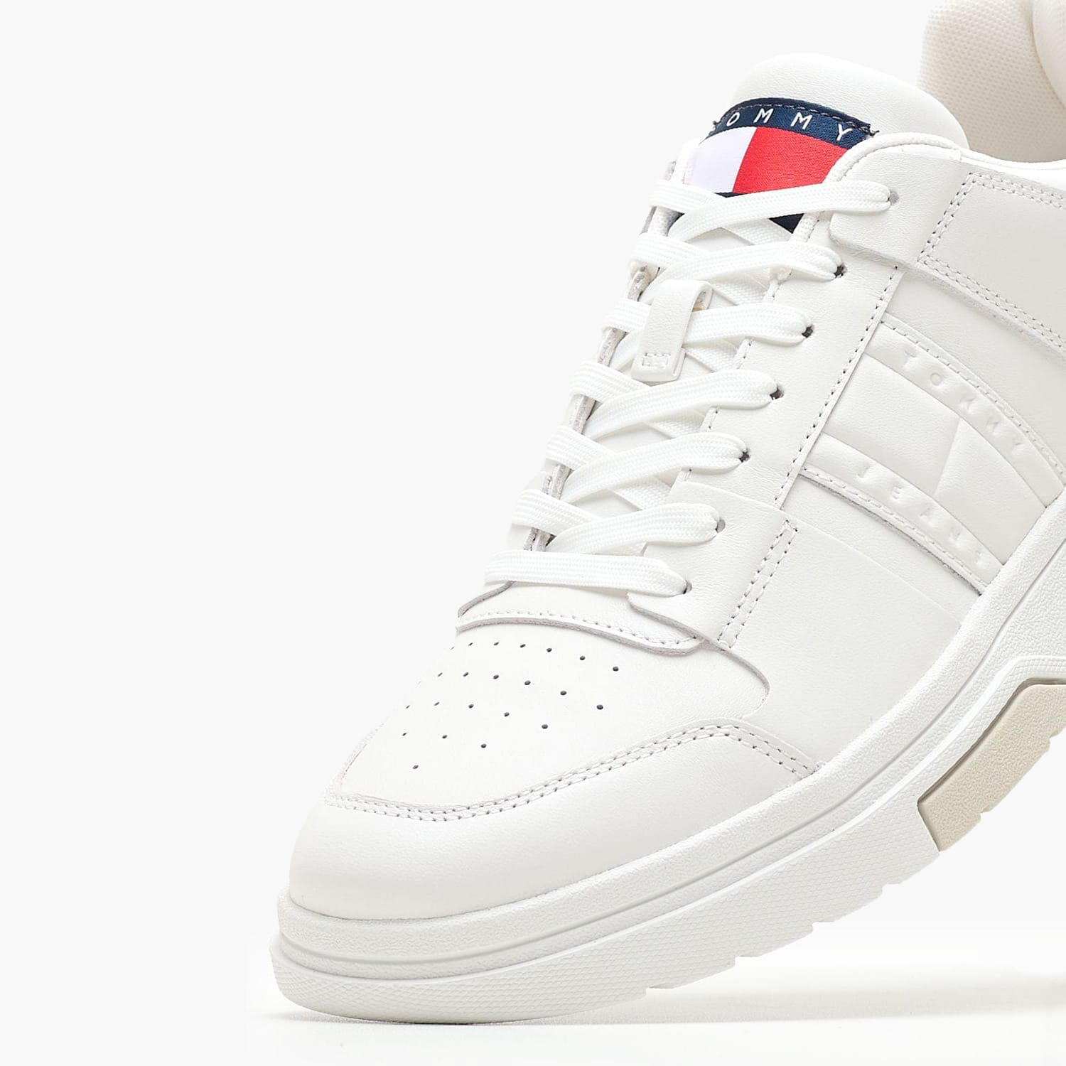 Ανδρικά Παπούτσια Casual Brooklyn Άσπρο Δέρμα Tommy Hilfiger