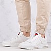 Ανδρικά Παπούτσια Casual Brooklyn Άσπρο Δέρμα Tommy Hilfiger Ανδρικά Παπούτσια Casual Brooklyn Άσπρο Δέρμα Tommy Hilfiger