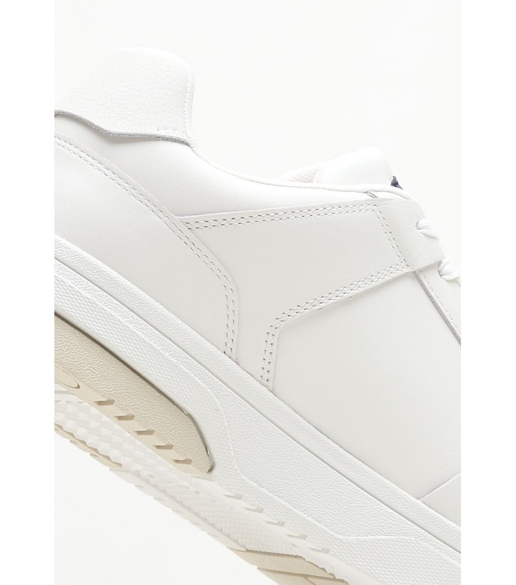 Men Casual Shoes Brooklyn White Leather Tommy Hilfiger