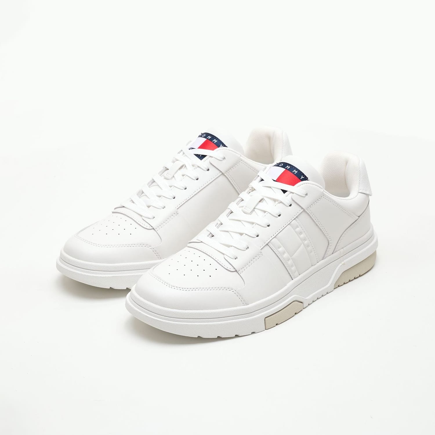 Ανδρικά Παπούτσια Casual Brooklyn Άσπρο Δέρμα Tommy Hilfiger Ανδρικά Παπούτσια Casual Brooklyn Άσπρο Δέρμα Tommy Hilfiger