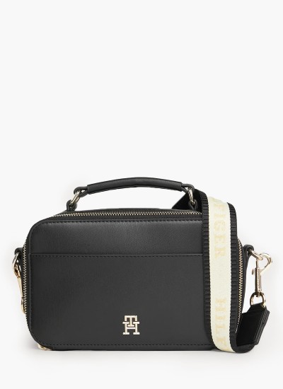 Γυναικείες Τσάντες Duffle.Quilt Μπλε ECOleather Tommy Hilfiger