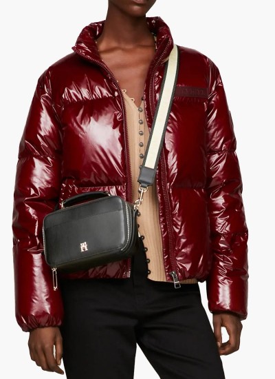 Γυναικείες Τσάντες Duffle.Quilt Μπλε ECOleather Tommy Hilfiger
