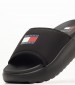 Women Flip Flops & Sandals Chunky.Slide Black Tommy Hilfiger