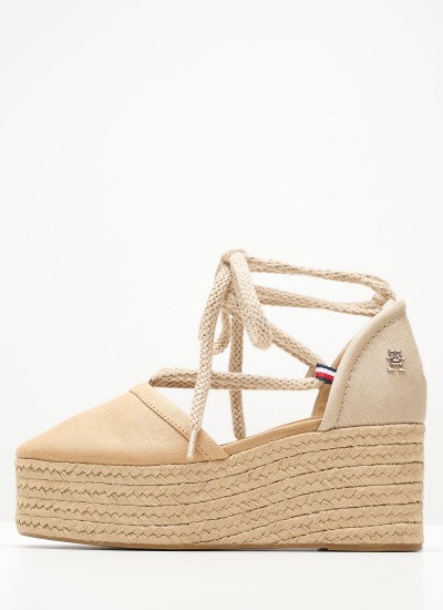 Γυναικείες Εσπαντρίγιες Lf.Espadrille Ταμπά Δέρμα Tommy Hilfiger