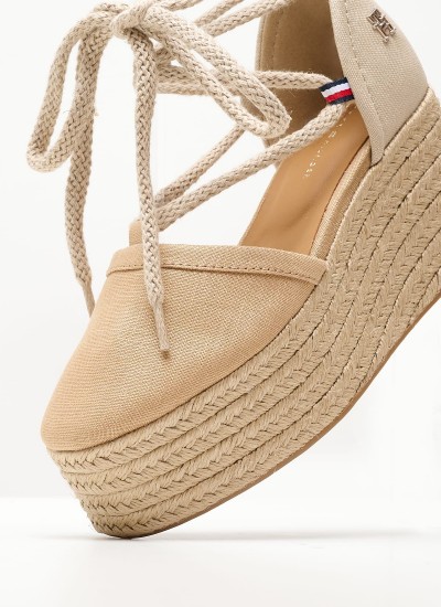 Γυναικείες Εσπαντρίγιες Lf.Espadrille Ταμπά Δέρμα Tommy Hilfiger