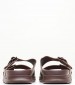 Men Flip Flops & Sandals Density.Buckle Brown Leather Tommy Hilfiger