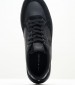 Men Casual Shoes Elv.Cupsole Black Leather Tommy Hilfiger