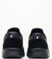 Men Casual Shoes Elv.Cupsole Black Leather Tommy Hilfiger