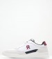 Men Casual Shoes Elv.Cupsole White Leather Tommy Hilfiger