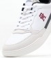 Men Casual Shoes Elv.Cupsole White Leather Tommy Hilfiger