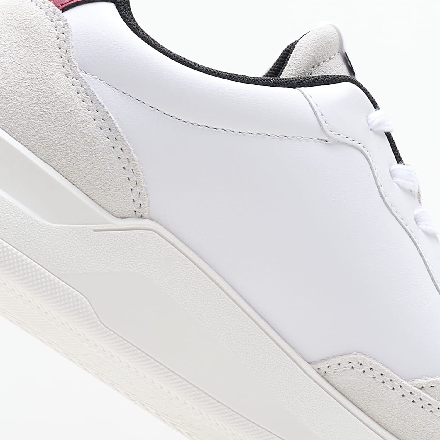 Ανδρικά Παπούτσια Casual Elv.Cupsole Άσπρο Δέρμα Tommy Hilfiger Ανδρικά Παπούτσια Casual Elv.Cupsole Άσπρο Δέρμα Tommy Hilfiger
