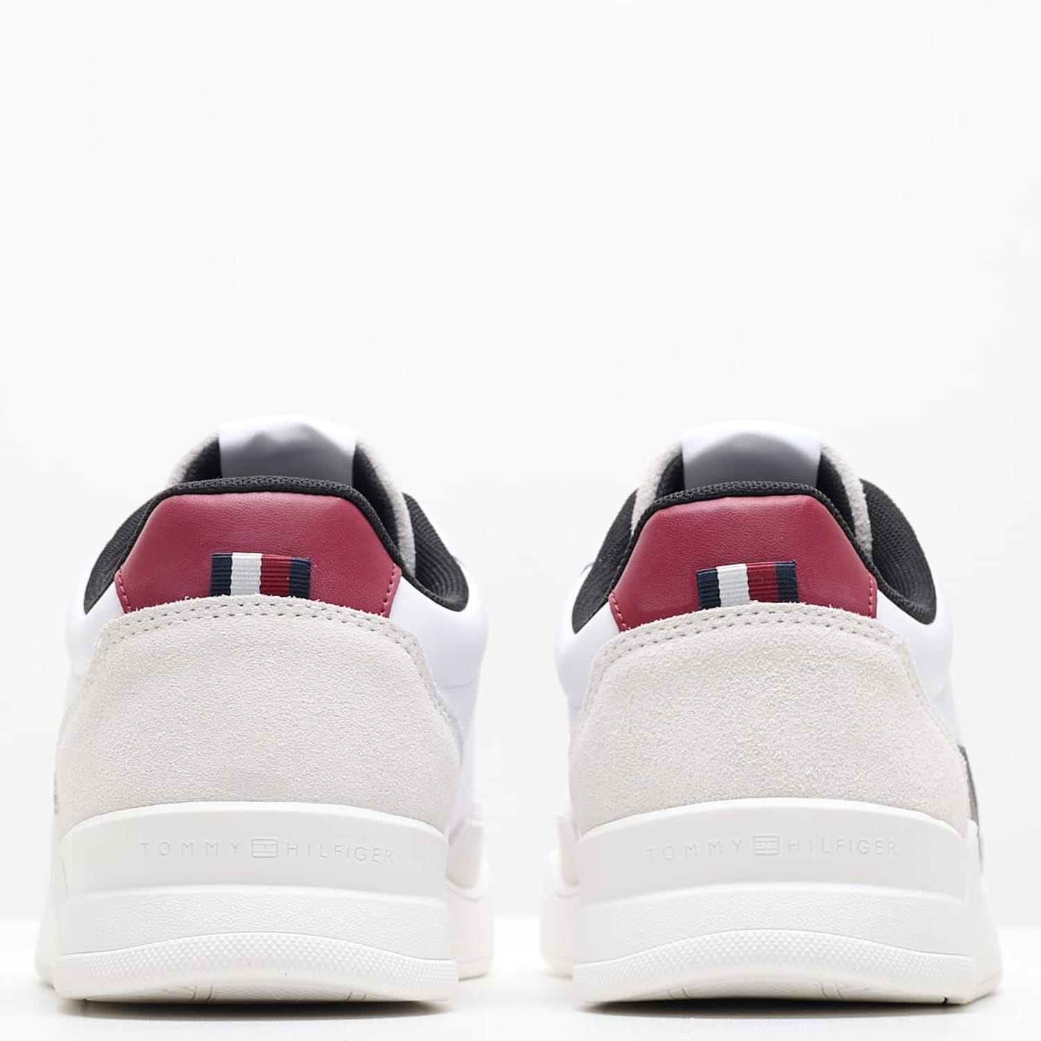 Ανδρικά Παπούτσια Casual Elv.Cupsole Άσπρο Δέρμα Tommy Hilfiger Ανδρικά Παπούτσια Casual Elv.Cupsole Άσπρο Δέρμα Tommy Hilfiger