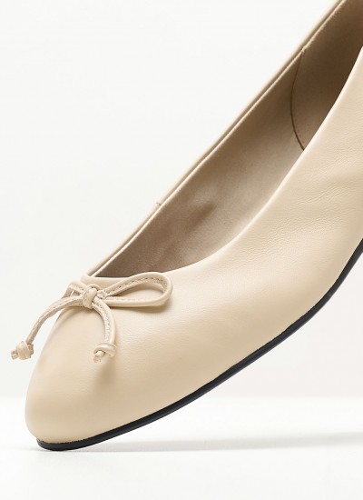 Γυναικεία Flats Salto.Baixo Μπεζ 'Υφασμα Schutz