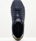 Women Casual Shoes Essen.Vulc Blue Leather Tommy Hilfiger