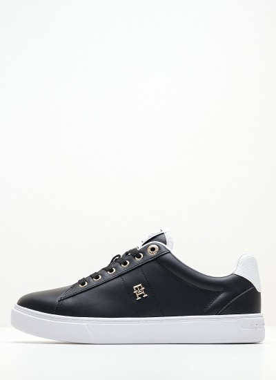Γυναικεία Παπούτσια Casual Highcut.Basket Multi Δέρμα Tommy Hilfiger