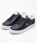 Women Casual Shoes Essential.Elevated Black Leather Tommy Hilfiger