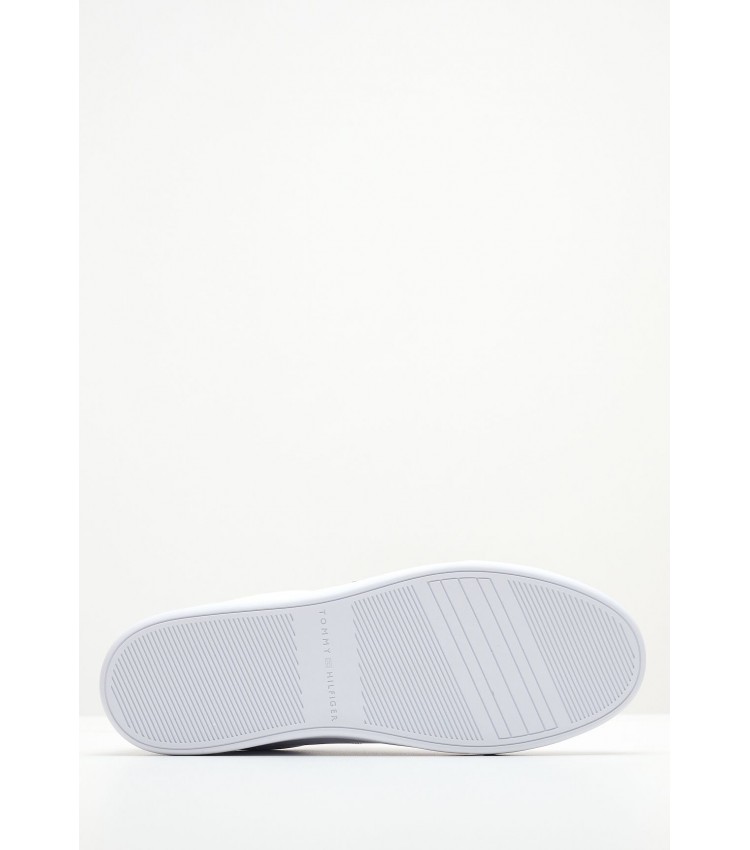 Γυναικεία Παπούτσια Casual Essential.Elevated Άσπρο Δέρμα Tommy Hilfiger