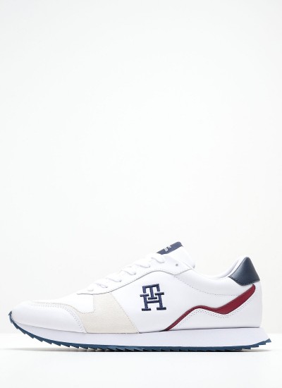 Men Casual Shoes Evo.Mix White Leather Tommy Hilfiger