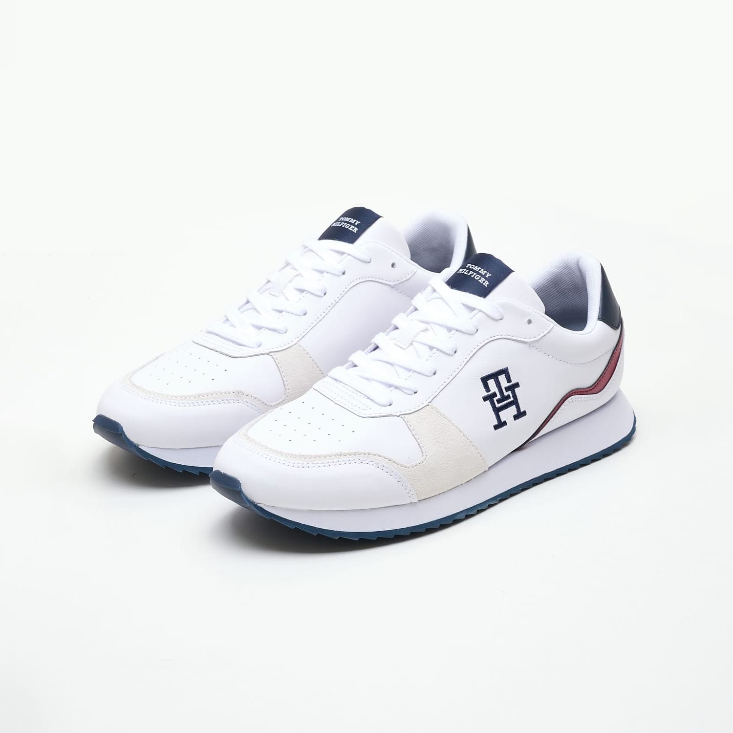 Ανδρικά Παπούτσια Casual Evo.Mix Άσπρο Δέρμα Tommy Hilfiger Ανδρικά Παπούτσια Casual Evo.Mix Άσπρο Δέρμα Tommy Hilfiger