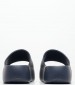 Women Flip Flops & Sandals Flatform.Slide Blue Rubber Tommy Hilfiger