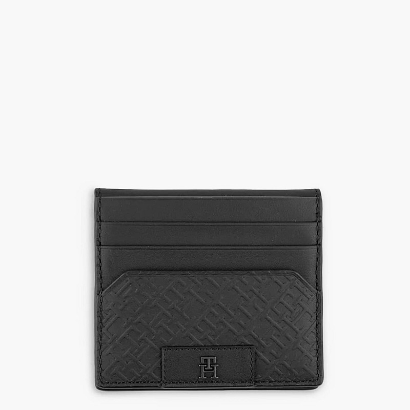 Ανδρικά Πορτοφόλια Folded.Cc Μαύρο Δέρμα Tommy Hilfiger