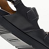 Γυναικεία Flats Hardware.Sandal Μαύρο Δέρμα Tommy Hilfiger