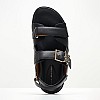 Γυναικεία Flats Hardware.Sandal Μαύρο Δέρμα Tommy Hilfiger