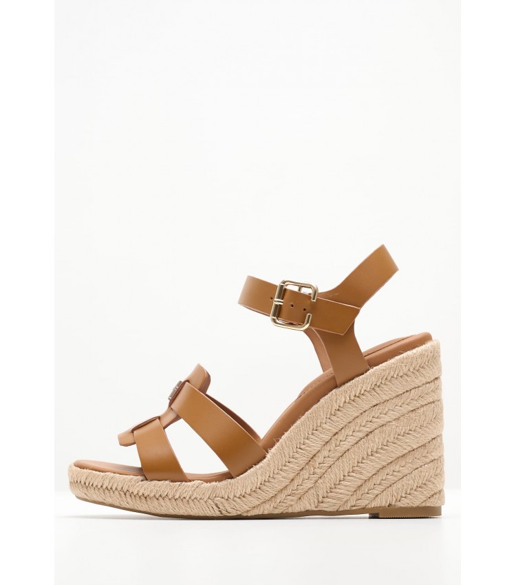 Women Platforms High High.Espa Tabba Leather Tommy Hilfiger