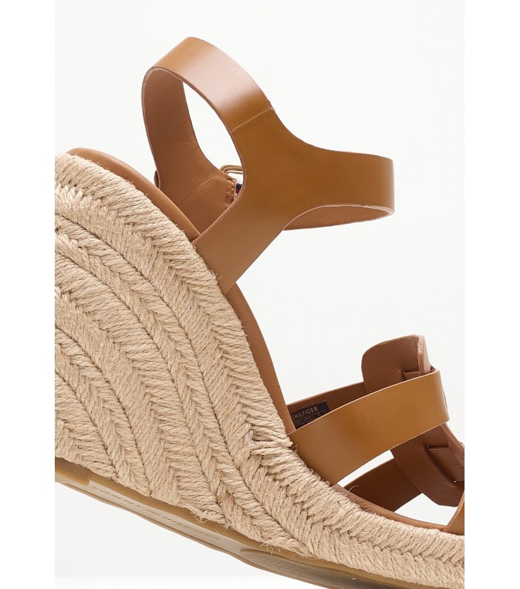 Women Platforms High High.Espa Tabba Leather Tommy Hilfiger