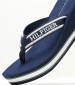 Women Platforms Low Hilfiger.Beach Blue Fabric Tommy Hilfiger