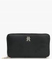 Women Wallets Iconic.Wlt Black ECOleather Tommy Hilfiger