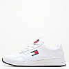Ανδρικά Παπούτσια Casual Jeans.Flexi Άσπρο Δέρμα Tommy Hilfiger Casual - Sneakers Tommy Hilfiger Jeans.Flexi-White