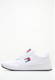 Men Casual Shoes Jeans.Flexi White Leather Tommy Hilfiger