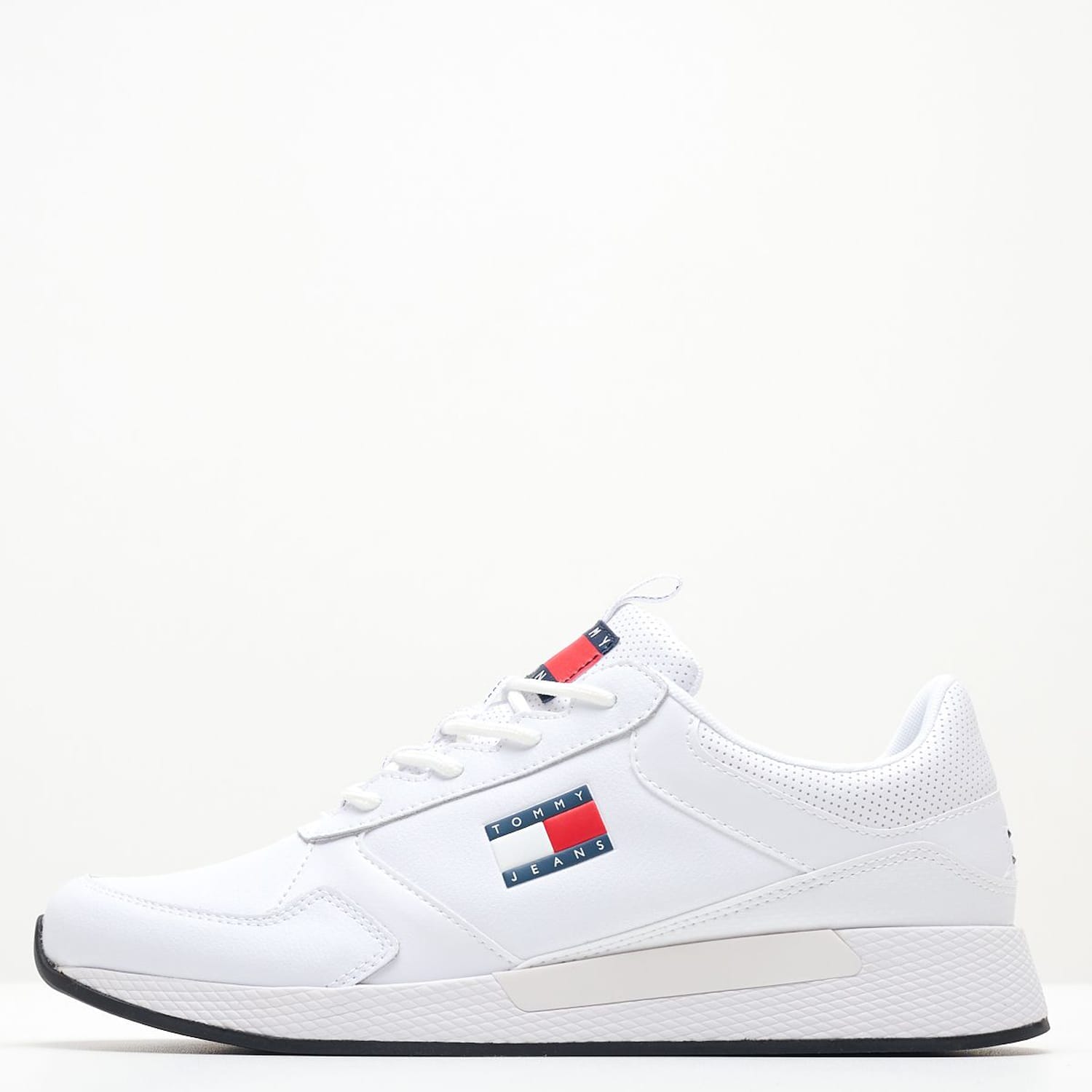 Ανδρικά Παπούτσια Casual Jeans.Flexi Άσπρο Δέρμα Tommy Hilfiger