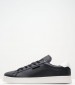 Men Casual Shoes Lea.Cupsole Black Leather Tommy Hilfiger