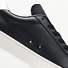 Men Casual Shoes Lea.Cupsole Black Leather Tommy Hilfiger
