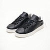 Men Casual Shoes Lea.Cupsole Black Leather Tommy Hilfiger
