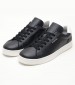 Men Casual Shoes Lea.Cupsole Black Leather Tommy Hilfiger