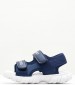 Kids Flip Flops & Sandals Lg.V.Sandal Blue Fabric Tommy Hilfiger