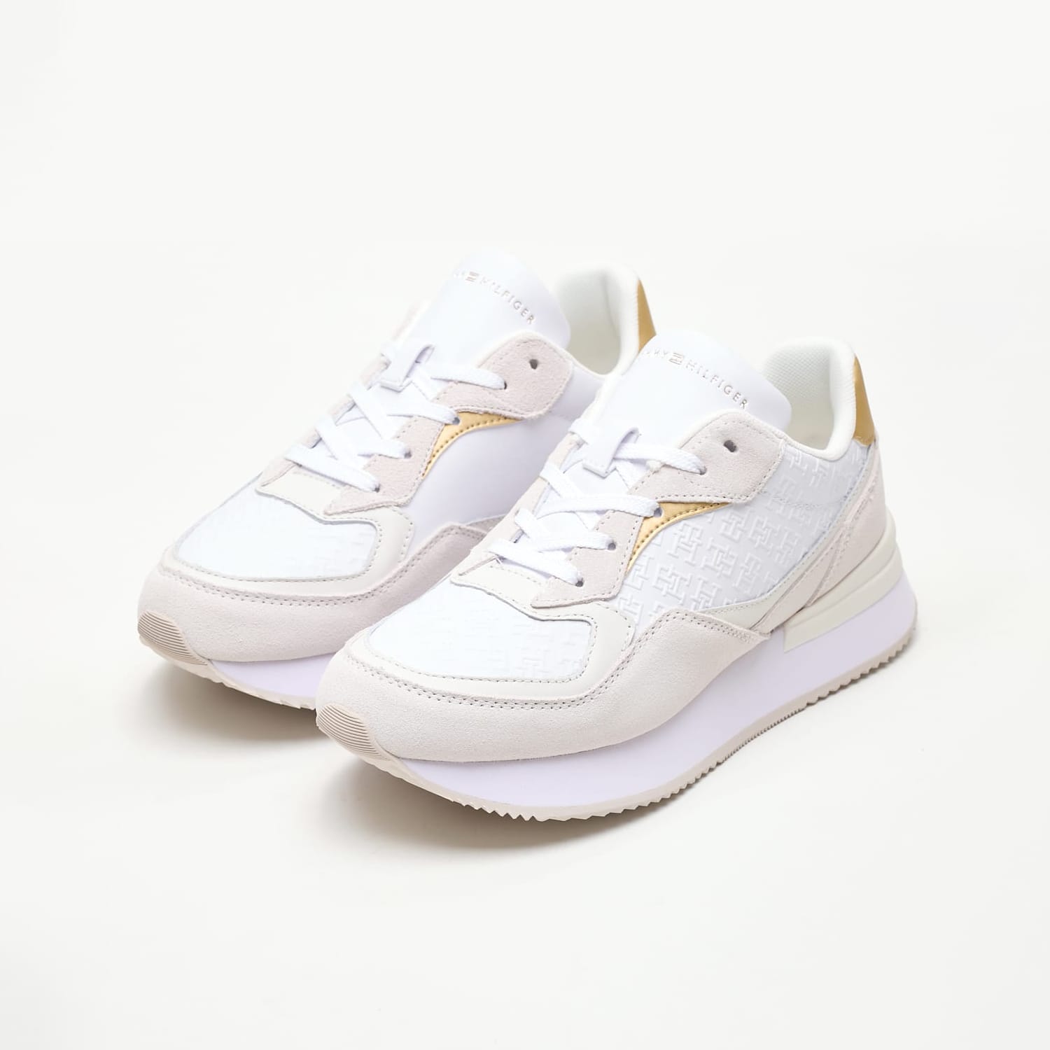 Γυναικεία Παπούτσια Casual Lux.Runner Άσπρο Δέρμα Tommy Hilfiger Γυναικεία Παπούτσια Casual Lux.Runner Άσπρο Δέρμα Tommy Hilfiger