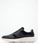 Men Casual Shoes Modern.Premium Black Leather Tommy Hilfiger