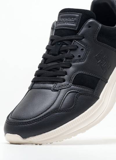 Ανδρικά Παπούτσια Casual Modern.Premium Μαύρο Δέρμα Tommy Hilfiger