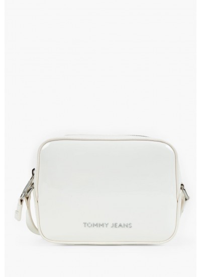 Women Bags Must.Patent White ECOleather Tommy Hilfiger