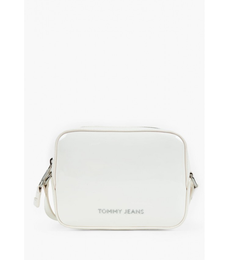 Women Bags Must.Patent White ECOleather Tommy Hilfiger