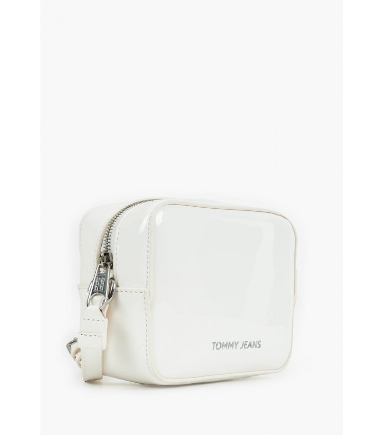 Women Bags Must.Patent White ECOleather Tommy Hilfiger