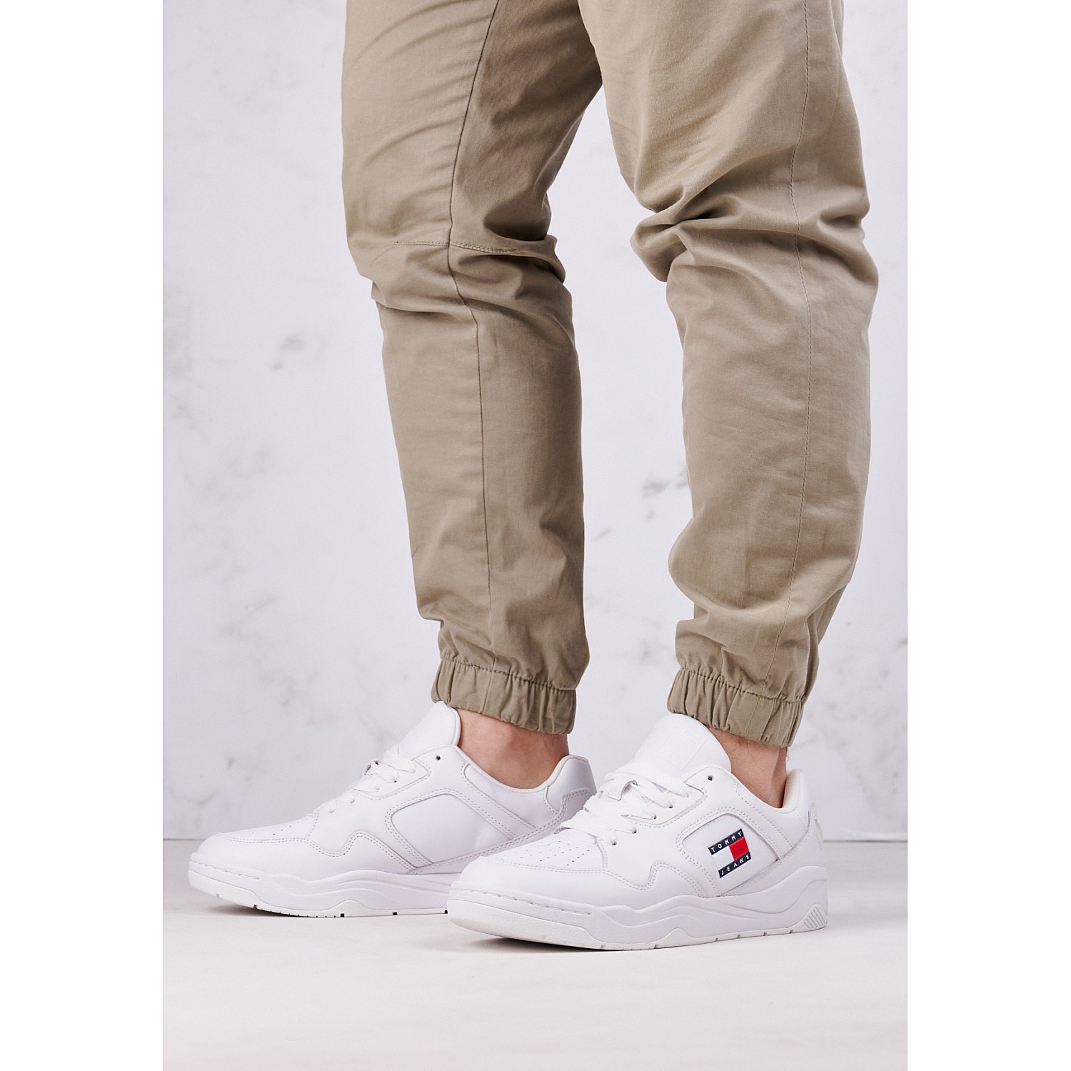 Ανδρικά Παπούτσια Casual Outsole.Color Άσπρο Δέρμα Tommy Hilfiger Ανδρικά Παπούτσια Casual Outsole.Color Άσπρο Δέρμα Tommy Hilfiger