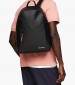 Men Bags Pique.Backpack Black ECOleather Tommy Hilfiger