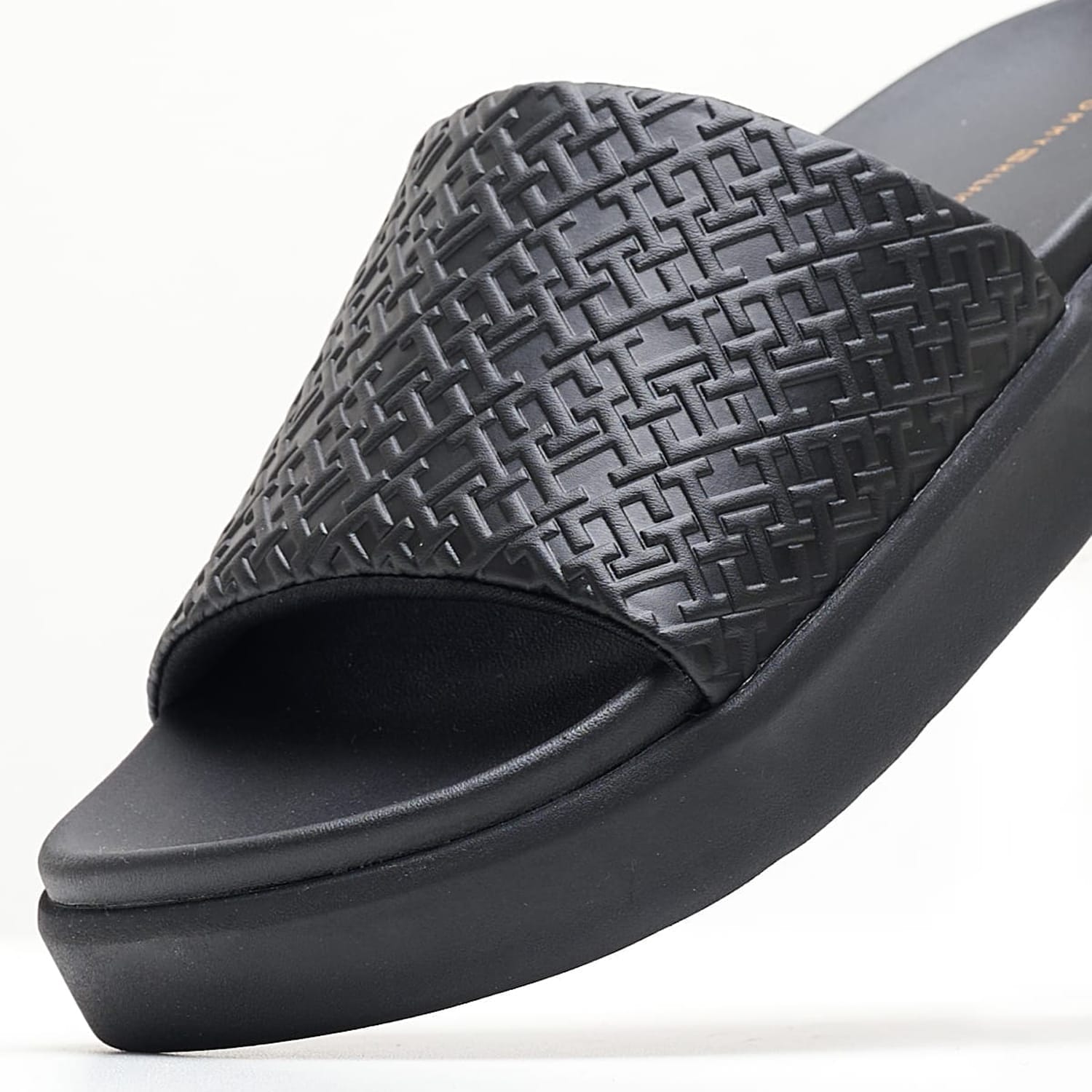 Γυναικείες Σαγιονάρες & Πέδιλα Platform.Pool Μαύρο ECOleather Tommy Hilfiger